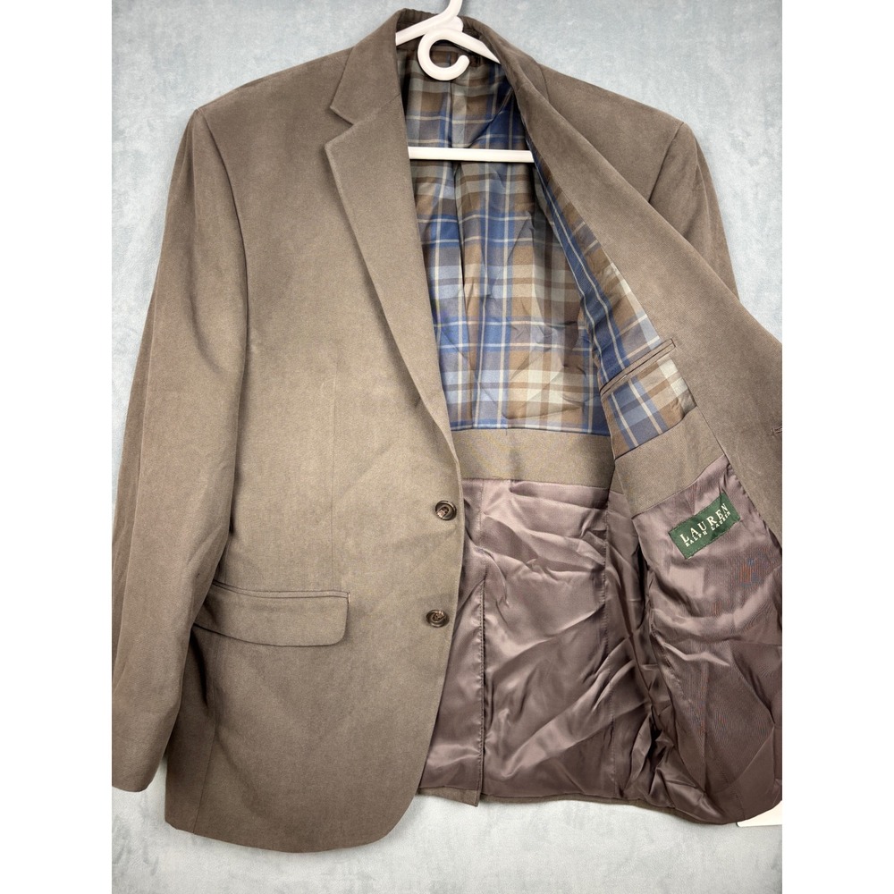 Lauren Ralph Lauren Mens Brown 2 Button Blazer Sport Coat 38S NWT CA01129
